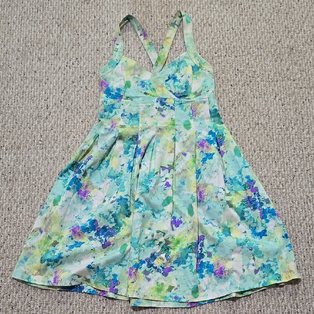 Calvin Klein Multicolor Floral Dress